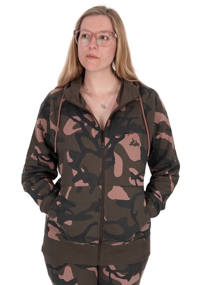 Fox dámská mikina womens zipped camo hoodie - s