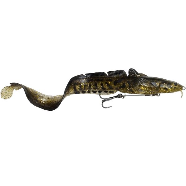 Savage Gear Gumová Nástraha 3D Burbot Shallow Gold Burbot UV