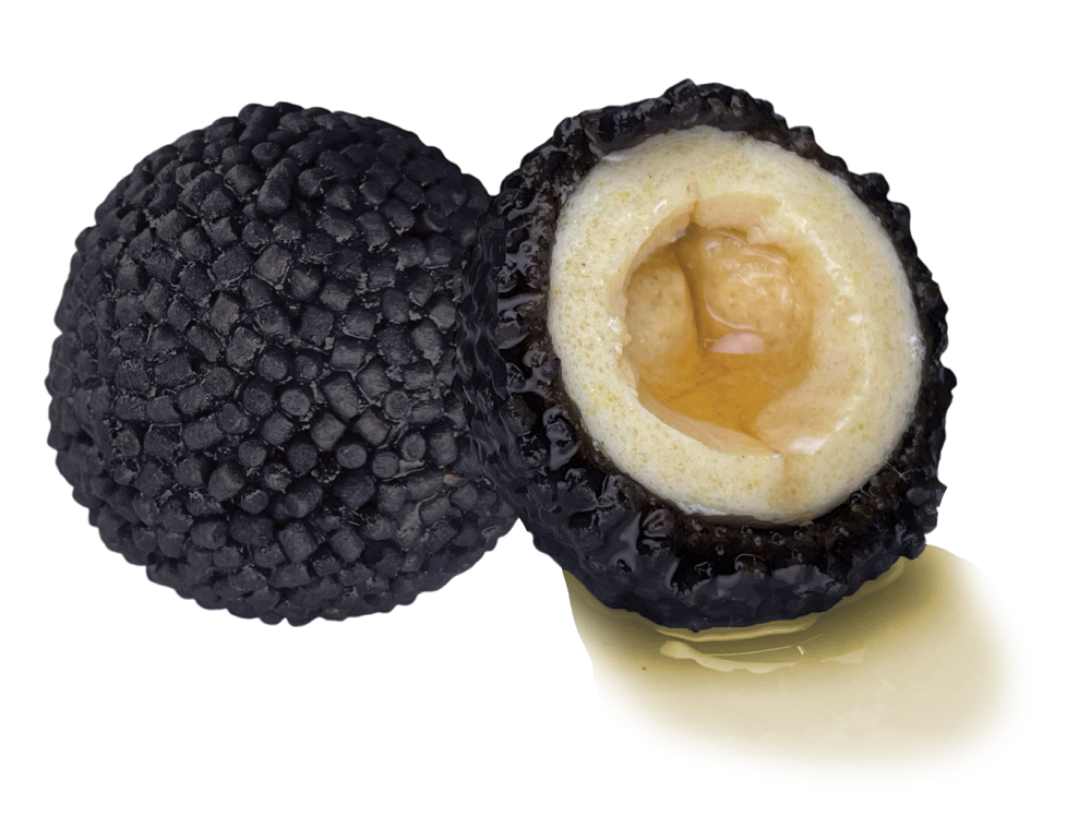 Lk baits boilie nutrigo pellets black halibut - 24 mm 250 ml
