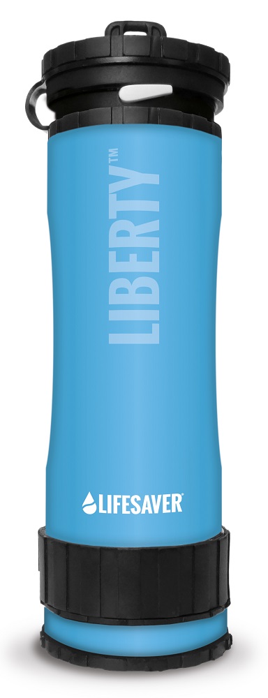 Levně Lifesaver filtrační lahev na vodu liberty 400 ml modrá