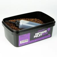Mikbaits Method Pelet Box 400 g + 120 ml Activator - Pikantní Švestka