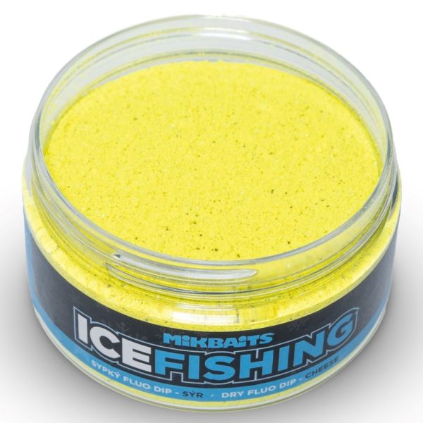 Mikbaits Sypký Fluo Dip Ice Fishing Sýr 100 ml