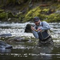 Grundéns Prsačky Men´s Boundary Zip Stockingfoot Wader Stone/Otter (7)