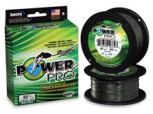 Power Pro Splétaná Šňůra Moss Green 135 m - Průměr 0,43 mm Nosnost 48 kg