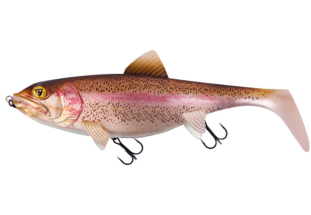 Fox rage gumová nástraha giant replicant supernatural rainbow trout - 27 cm 218 g