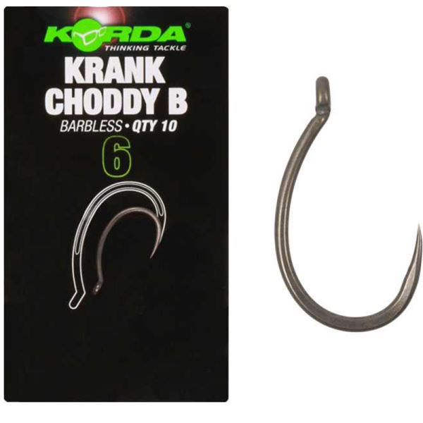 Korda Háčky Krank Choddy Hook Barbless