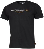 Savage Gear Triko Junior T Shirt Black Ink