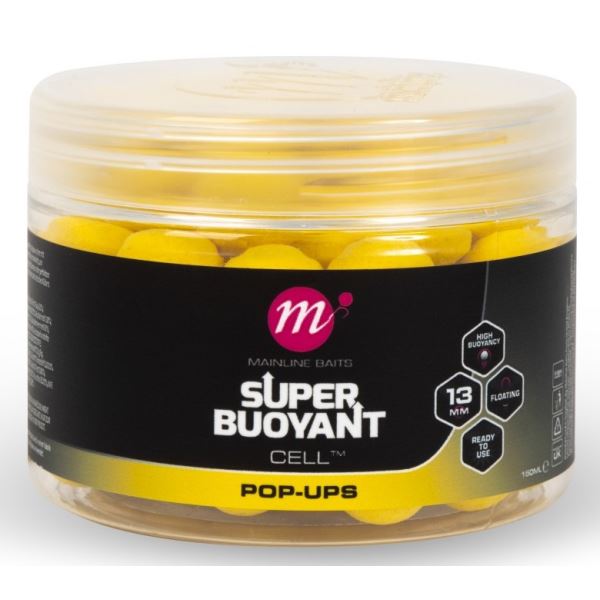 Mainline Plovoucí Boilie Super Buoyant Pop-Ups Cell 150 ml 13 mm