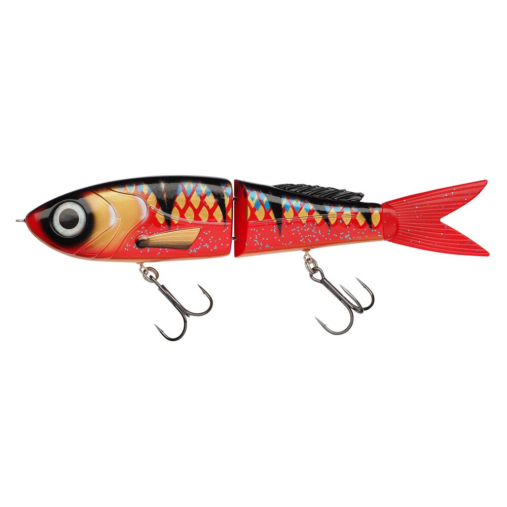 Abu garcia wobler beast glidebait slow sink red tiger - 18 cm 58 g