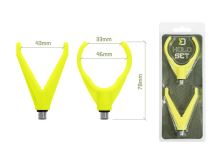 Delphin Sada Rohatinek HoldSET Uni V+U Fluo Žlutá (2)