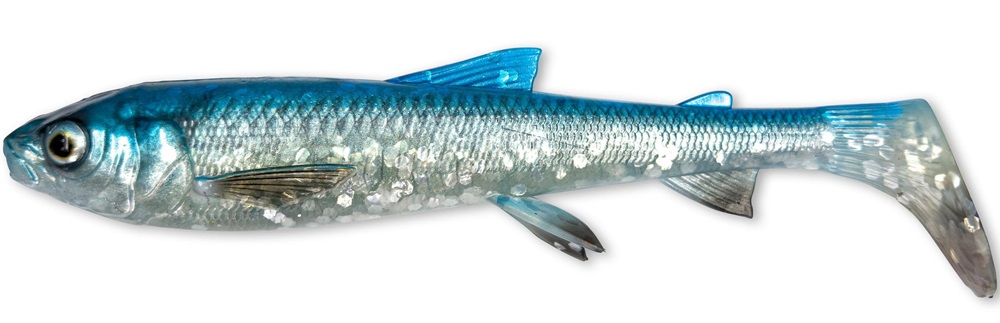 Levně Savage gear gumová nástraha 3d whitefish shad blue silver - 23 cm 94 g