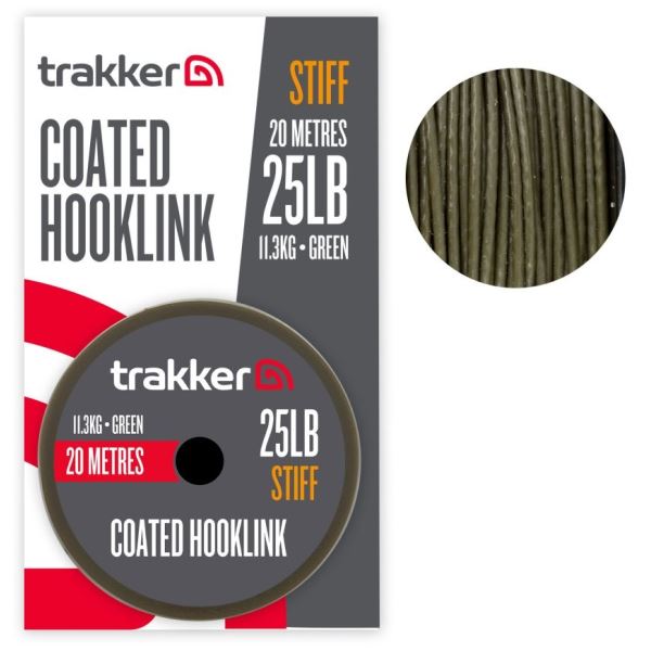 Trakker Návazcová Šňůra Stiff Coated Hooklink 20 m