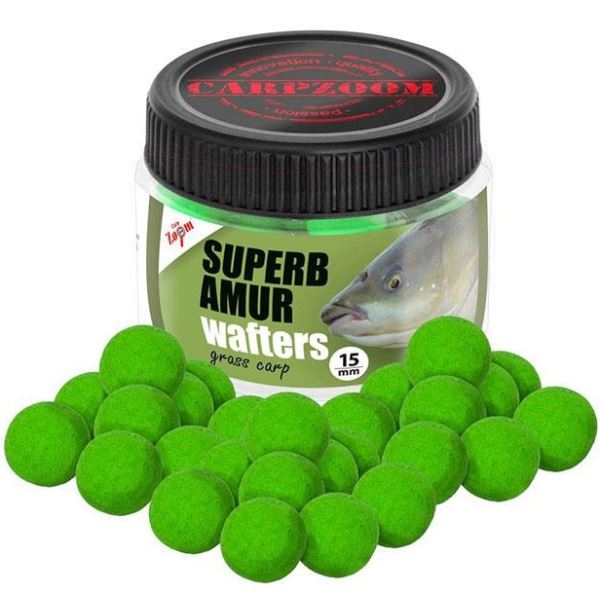 Carp Zoom Vyvážené Boilie Amur Grass Carp Superb Wafters 15 mm 50 g