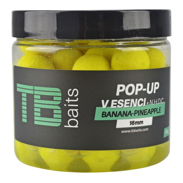 TB Baits Plovoucí Boilie Pop-Up Yellow Banana Pineapple + NHDC 65 g