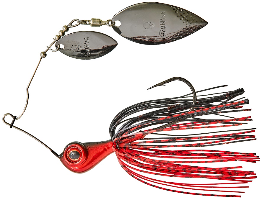 Gunki třpytka gennaker 1/2 black & red - 14 g