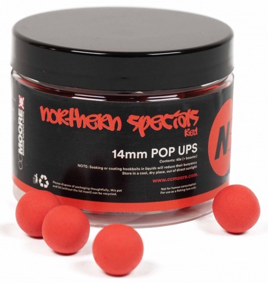 Cc moore plovoucí boilie ns1 extra plovoucí 13-14 mm 45 ks - červená