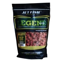 Jet Fish Pelety Legend Range 12 mm 1 kg-žlutý impuls-ořech/javor