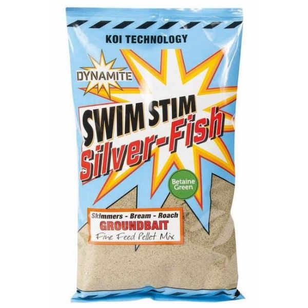 Dynamite Baits Vnadící Směs Groundbait Swim Stim Silver Fish Betain Green 900g
