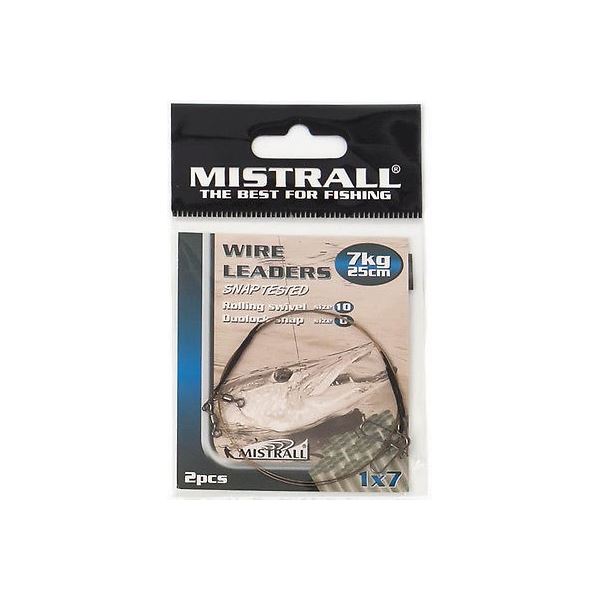 Mistrall Ocelové Lanko Wire Leaders 25 cm