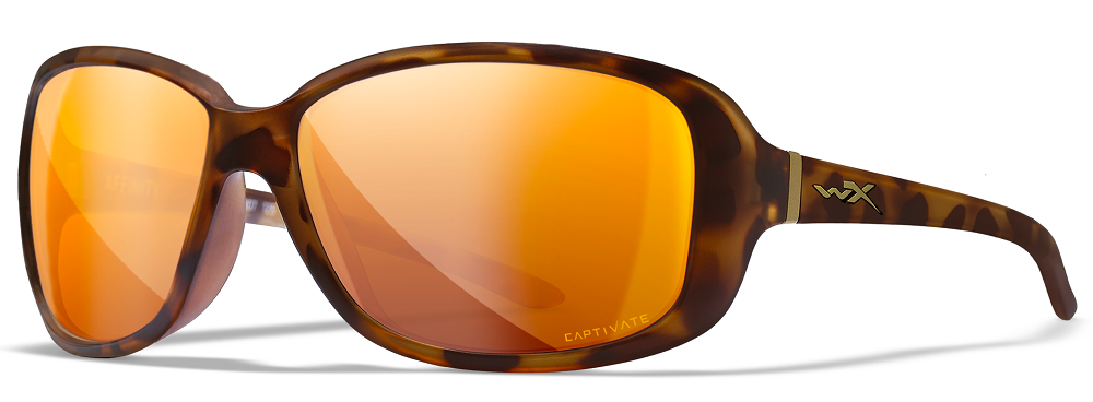 Levně Wiley x polarizační brýle affinity captivate polarized bronze mirror copper matte demi