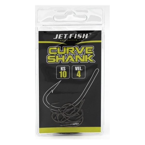 Jet Fish Háčky Curve Shank 10 ks
