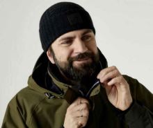 Geoff Anderson Čepice WizWool Ulf Beanie Černá (1)