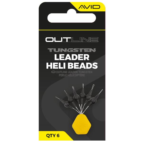 Avid Carp Zarážky Outline Tungsten Leader Heli Beads