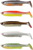 Savage Gear Gumová Nástraha Fat T-Tail Minnow Bulk Green Pearl Silver (1)