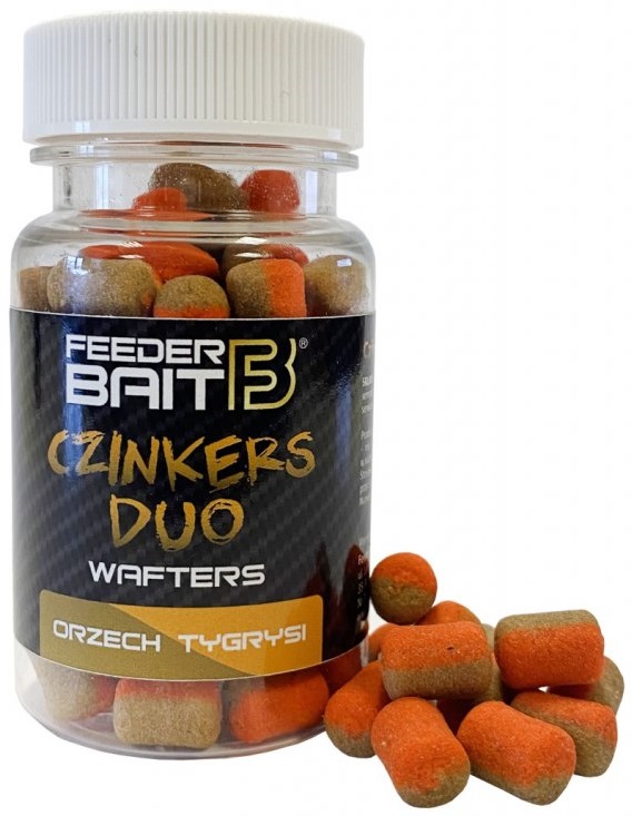 Levně Feederbait wafters duo czinkers 7x10 mm 60 ml - tygří ořech