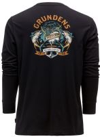 Grundéns Tričko Tuna Tattoo LS T-Shirt Black - M