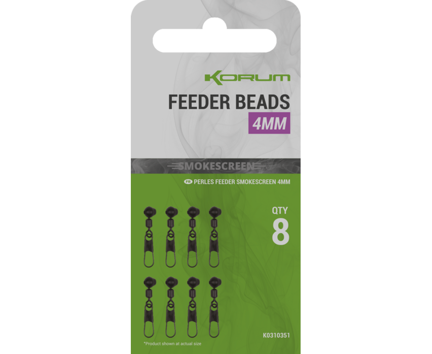 Korum montáž smokescreen feeder beads 4 mm
