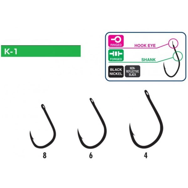 Hayabusa háčky Hooks Model K1