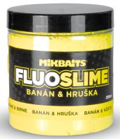 Mikbaits Obalovací Dip Fluo Slime 100 g - Banán Hruška
