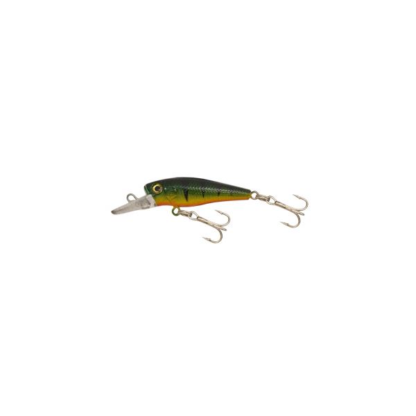 Kamasaki Wobler Perch 3 Olejovo Zelená-Žluto-Červená 4,5 cm 3,5 g