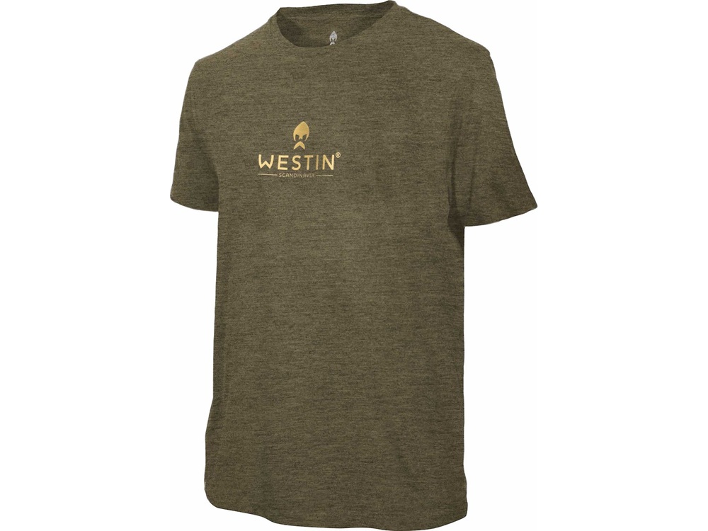 Westin tričko style t-shirt moss melange - xxxl