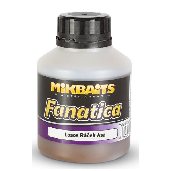 Mikbaits Booster Fanatica Losos Ráček Asa 250 ml