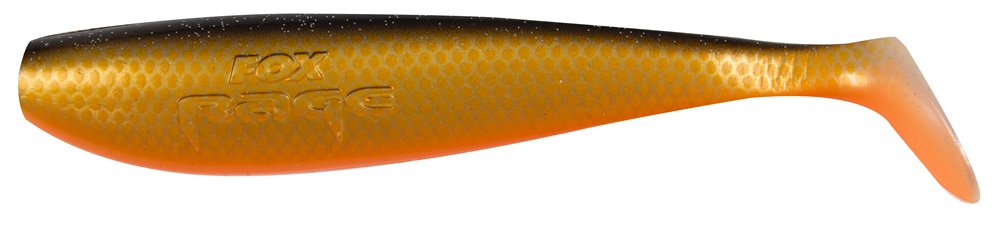 Fox rage gumová nástraha zander pro shad uv golden shiner - 12 cm