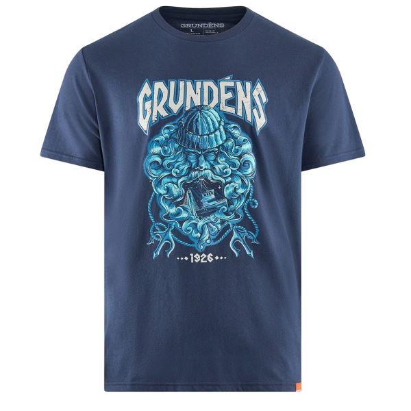 Grundéns Tričko Njord SS T-Shirt Dark Navy