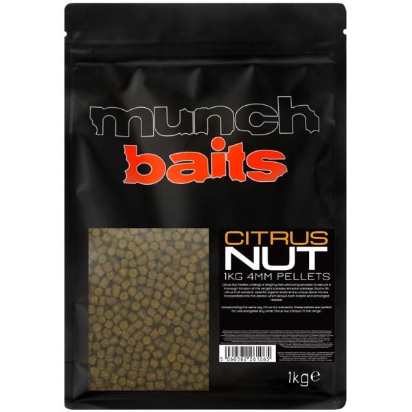 Munch Baits Pelety Citrus Nut Pellet