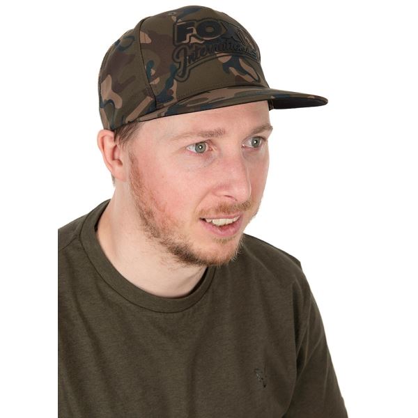 Fox Kšiltovka Camo Flat Peak Snapback Hat