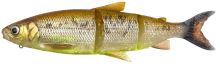 Savage Gear Gumová Nástraha 3D Line Thru Whitefish Moderate Sinking Brown Chartreuse - 22 cm 107 g