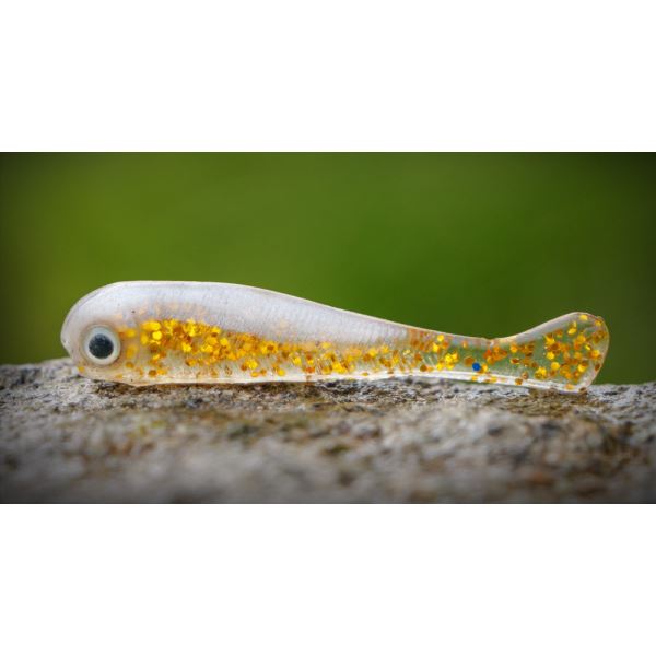 Redbass Gumová Nástraha Mikrosmáček SSF 1B Gold/Silver GT - 4 cm 0,6 g