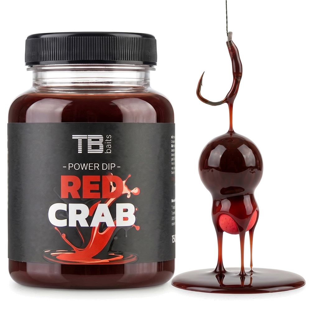 Tb baits power dip red crab 150 ml