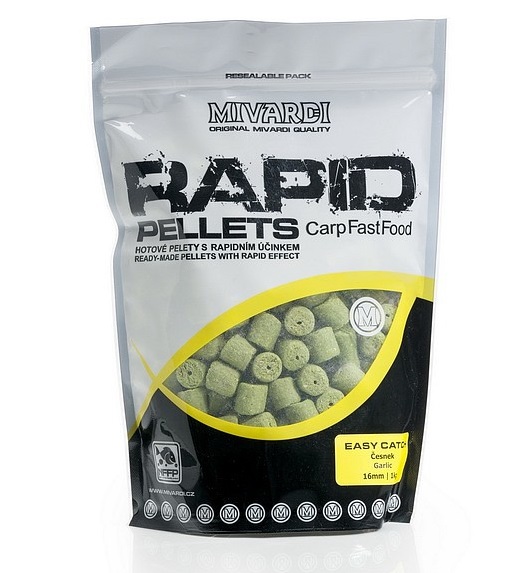 Mivardi pelety rapid easy catch česnek-1 kg 16 mm