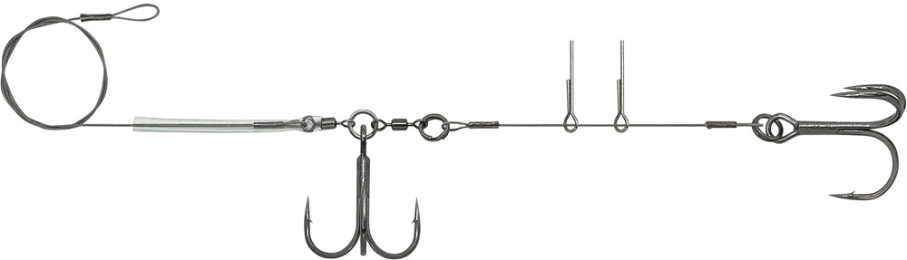 Savage gear návazec lt roach rig - 60 lb 32 cm #3/0