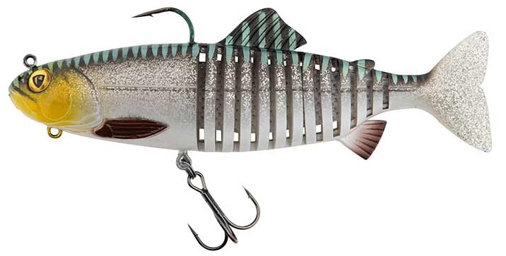 Fox rage gumová nástraha jointed replicant silver halo - 15 cm 60 g