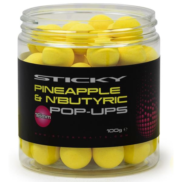 Sticky Baits Plovoucí Boilies Pineapple Pop-Ups 100 g