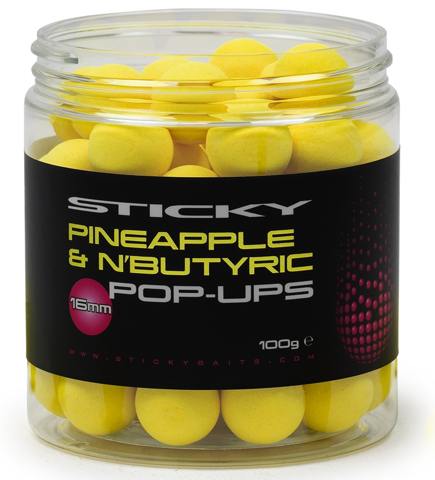 Sticky baits plovoucí boilies pineapple pop-ups 100 g-12 mm
