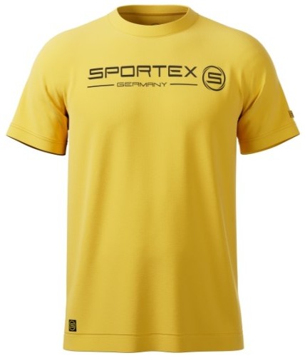Sportex rybářské tričko t-shirt žluté s logem - xl