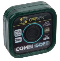 Carp Spirit Návazcová Šňůra Combi Soft Camo Green 20 m-Nosnost 25 lb
